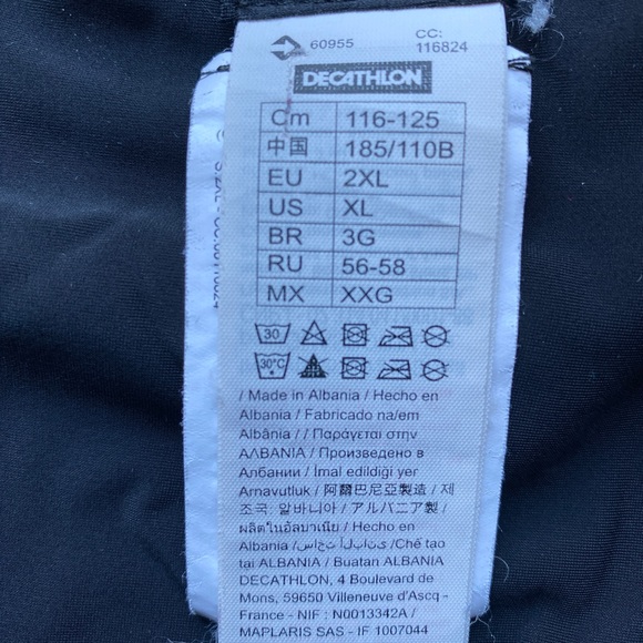 Men’s Btwin Biking Shorts Sz XL Black Padded - Picture 4 of 5